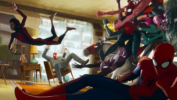 Esta es la escena que fue censurada en "Spider-Man Across the Spider-Verse". (Foto: Sony)