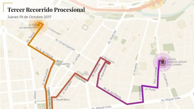 Cristo Moreno: las paradas que faltan en la procesión de hoy