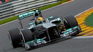 Lewis Hamilton hizo la pole en  el GP de Bélgica
