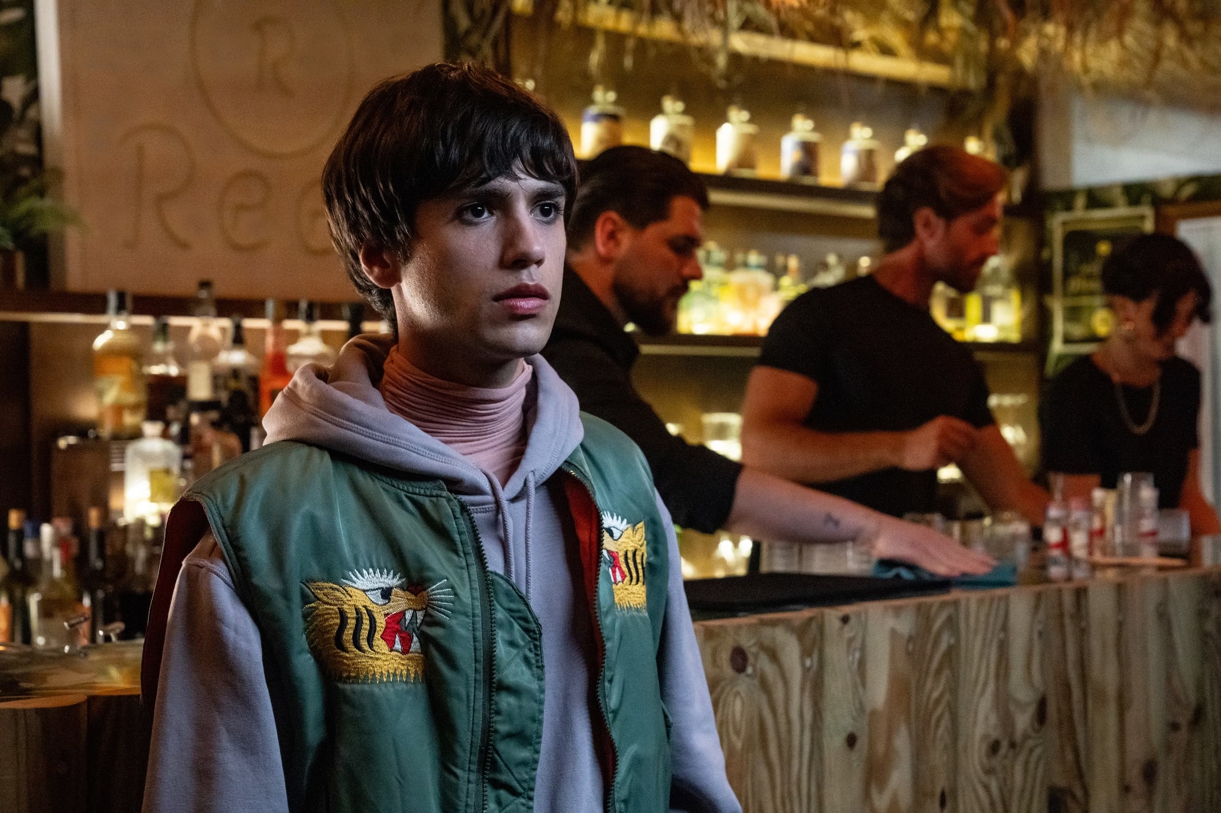 El actor Francesco Del Gaudio como Nico en una escena de la serie "Engaño" (Foto: Netflix)