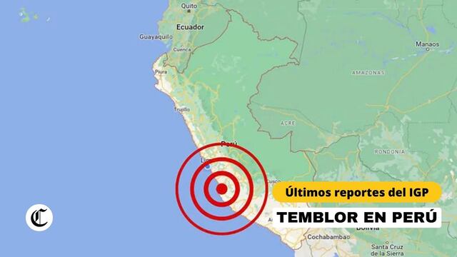 Lo último de temblor en Perú este, 5 de junio