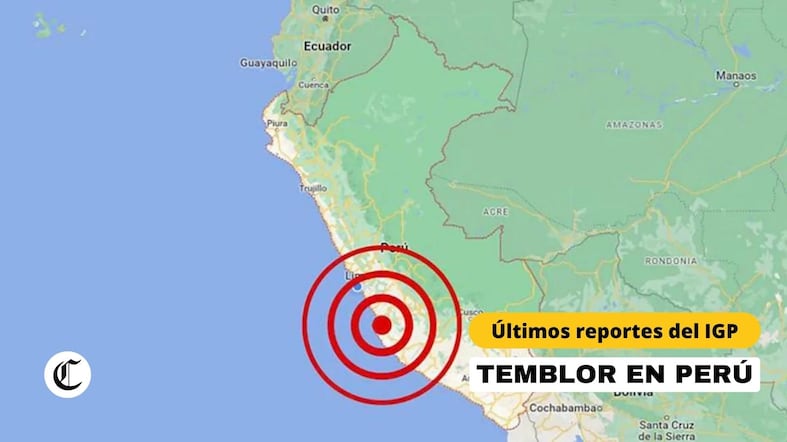 Lo últimos sismos en Perú este 11 de mayo