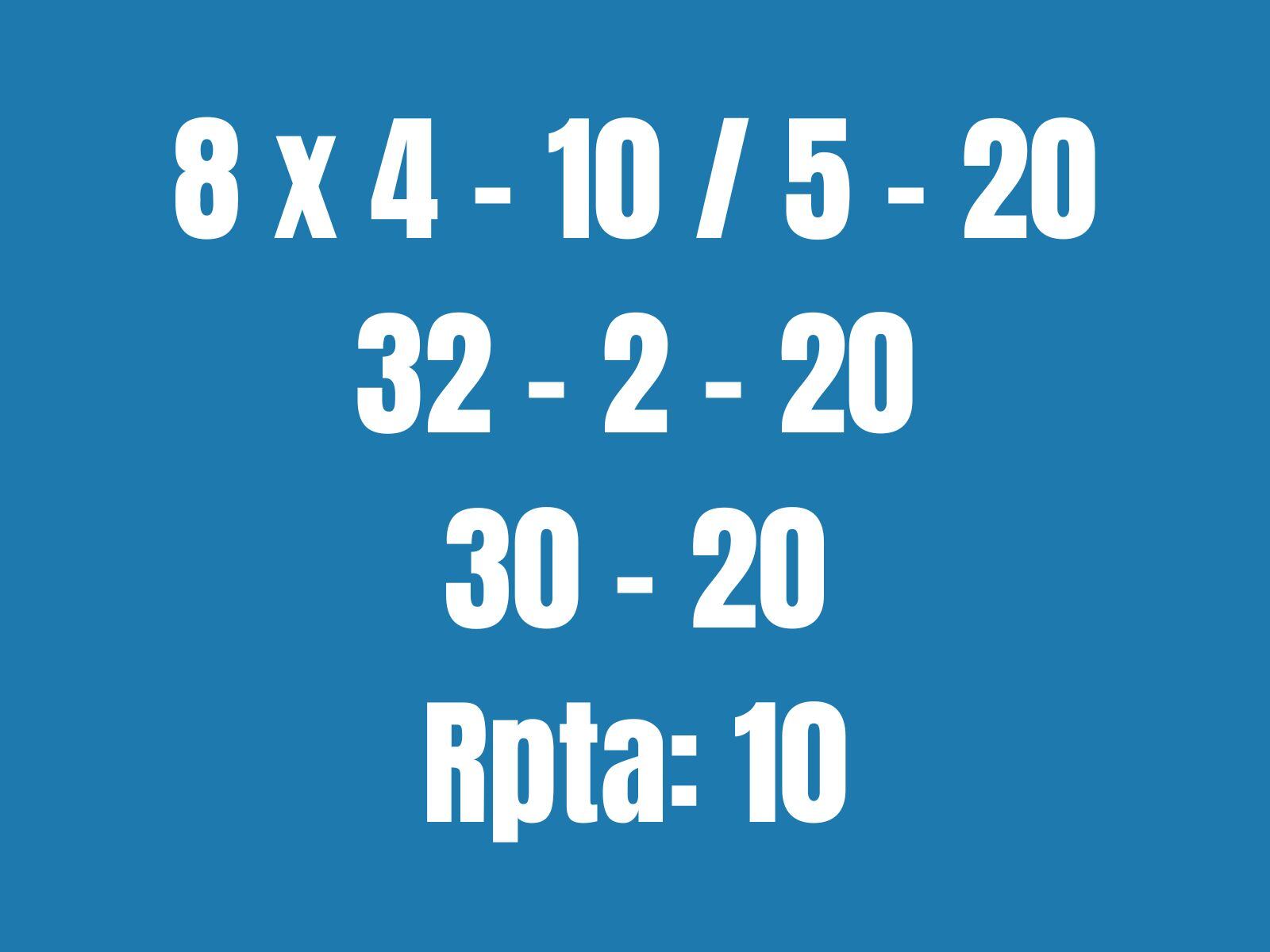 Reto matemático: ¿Fuiste capaz de acertar con el resultado de este problema numérico? (Creación: Mag)