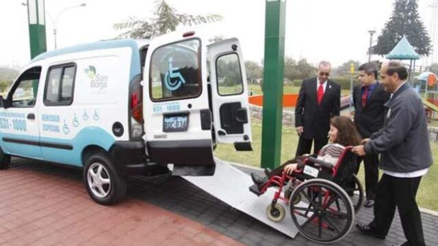 San Borja lanza servicio de taxi especial para discapacitados