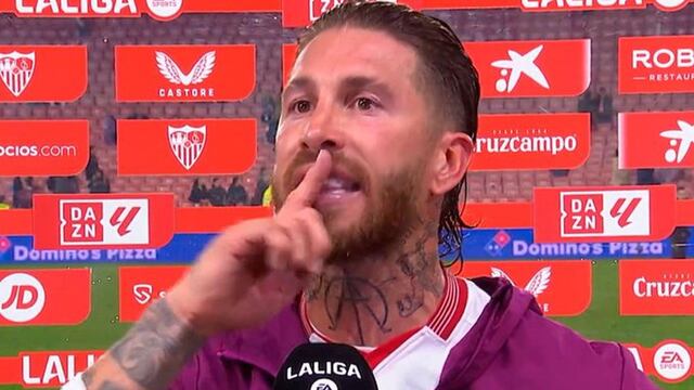 “¡Respeta y cállate!”: Sergio Ramos arremete contra hincha de Sevilla durante entrevista en vivo | VIDEO