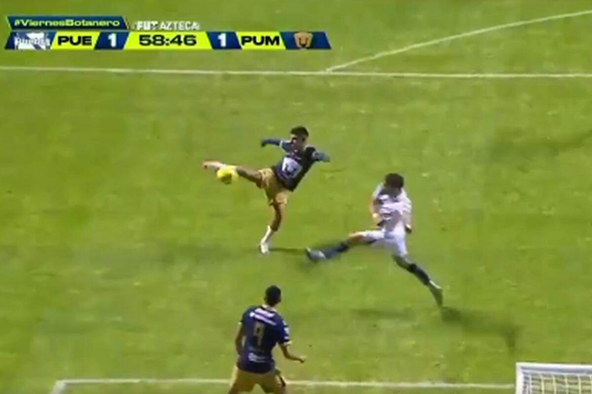 Gol de Piero Quispe en Pumas vs Pueba por Liga MX | VIDEO