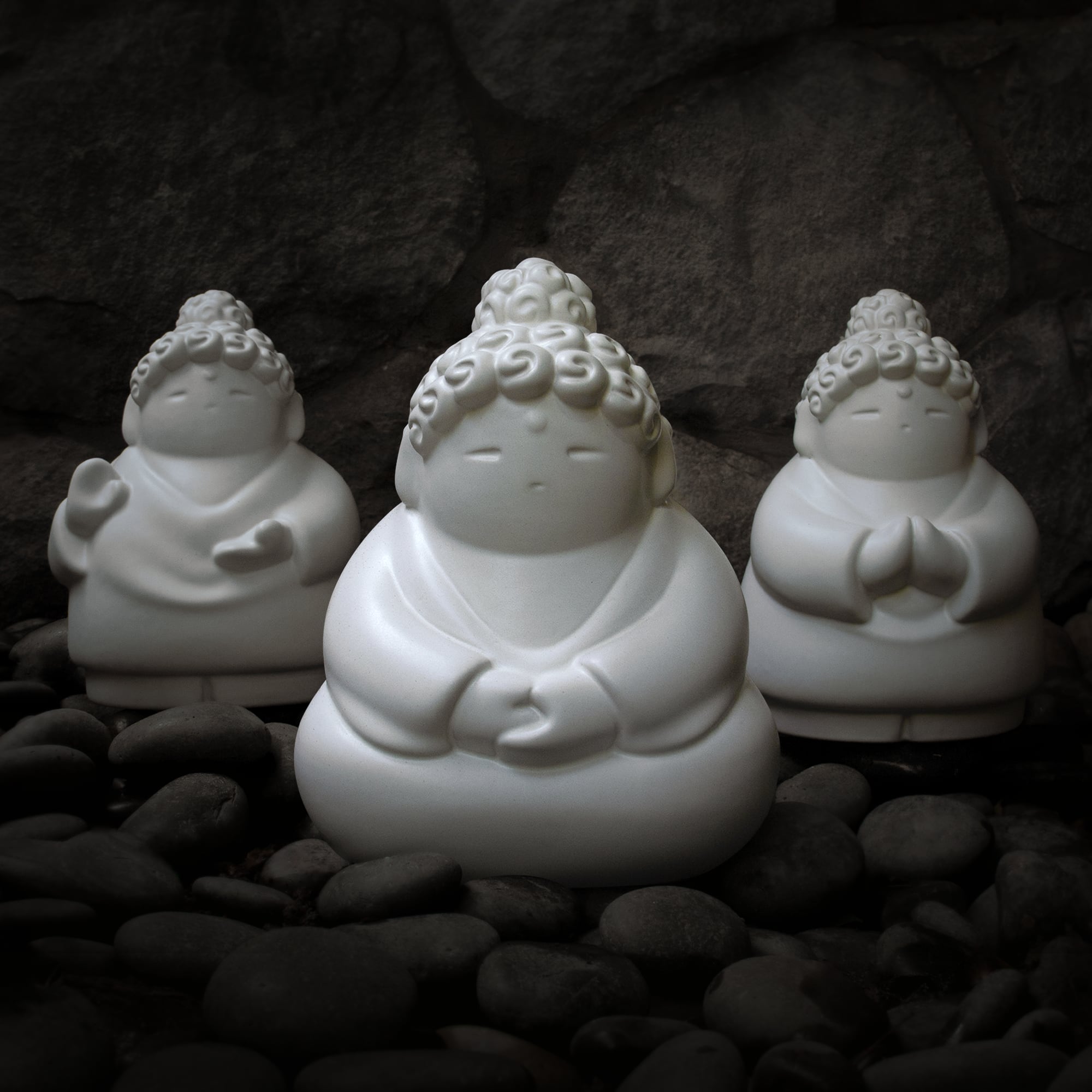 Los gorditos de Wong toman forma de Buda, un símbolo inspirador de pensamientos alentadores como la abundancia, armonía, serenidad, salud, prosperidad.