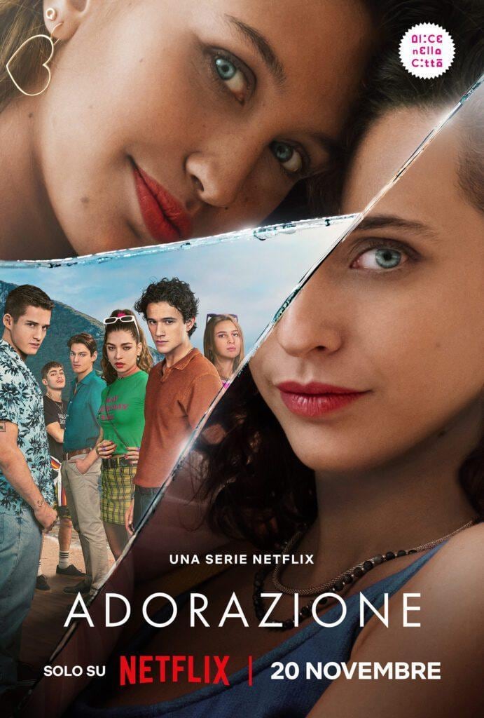 El póster de "Adoración", serie italiana del director Stefano Mordini que se compone de 6 episodios en total (Foto: Netflix)
