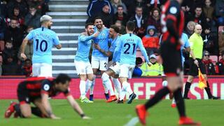 Manchester City derrotó 1-0 a Bournemouth por la fecha 29° de la Premier League