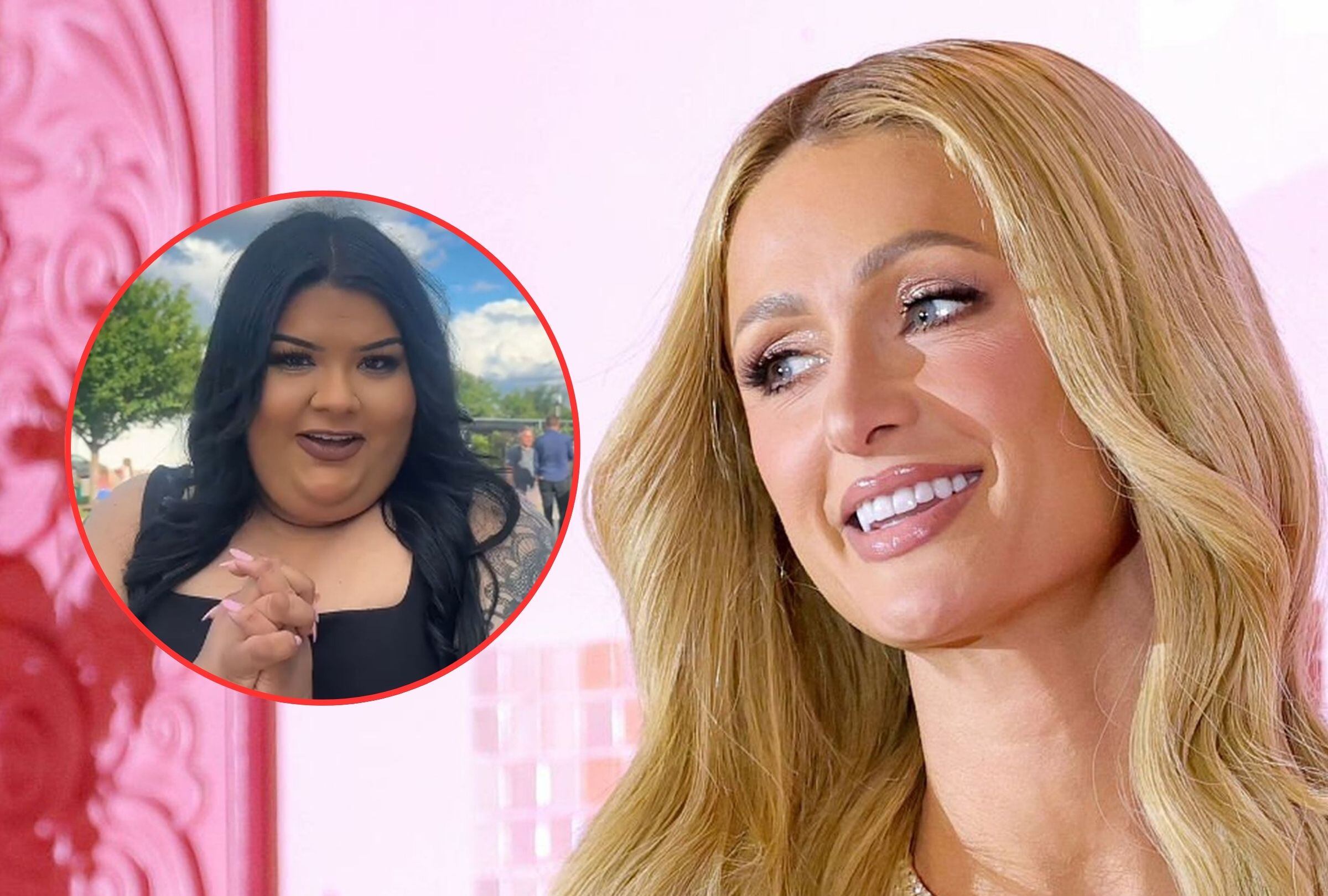 Paris Hilton tuvo un gran gesto con una fan a la que le incendió su auto. (Foto: Monica Schipper / Getty Images y @bibianagonzalez75 / TikTok)