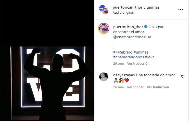 El famoso fue presentado en "Enamorándonos USA" este 2024 (Foto: Enamorándonos / Instagram)