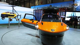El vehículo mitad coche mitad avión presentado en el salón de Ginebra