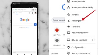 Android: cambia la carpeta de descargas en Google Chrome