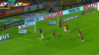 Tigres vs. Veracruz: Javier Aquino marcó el 1-0 de izquierda frente a Pedro Gallese | VIDEO
