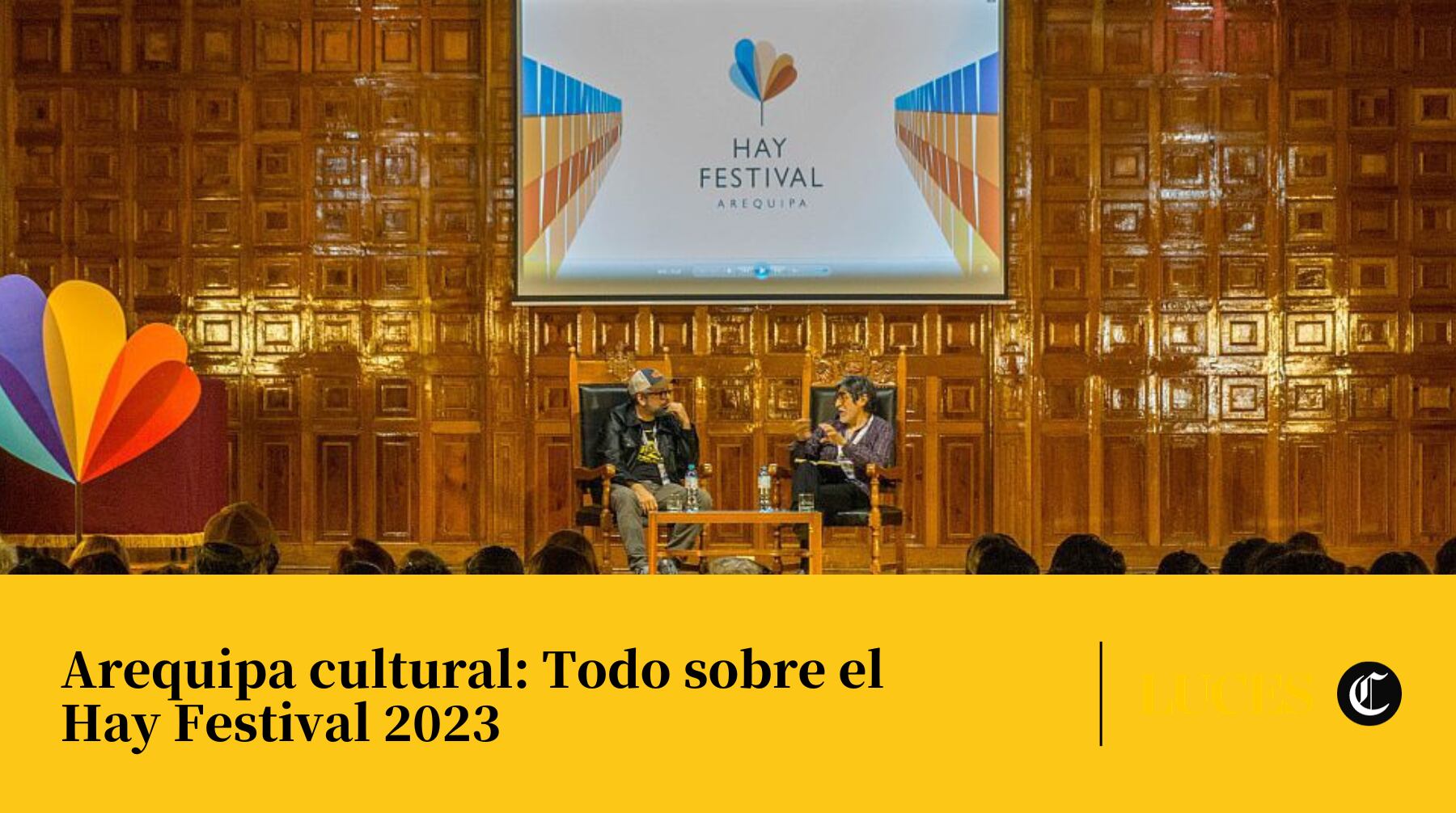 El Hay Festival Arequipa 2023 empieza este jueves 9 de noviembre.