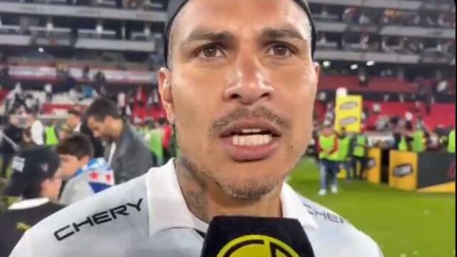 Paolo Guerrero: “Cuando jugué en Racing los dejé punteros, cuando salí (quedaron) eliminados”