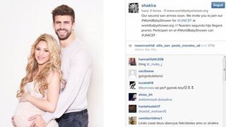 Shakira organiza un 'baby shower' solidario con Unicef