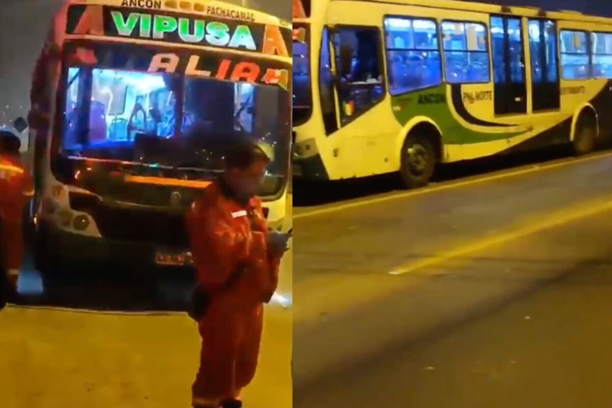 Por fortuna, solo se reportó un herido, quien fue identificado como Amargo Salinas Marcial. La víctima fue trasladada al hospital. Foto: composición EC/captura TVO Ancón