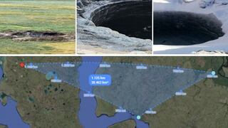 [MAPA] La zona donde están los misteriosos cráteres gigantes
