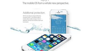 Sumergieron su iPhone en agua por falsa publicidad de iOS 7