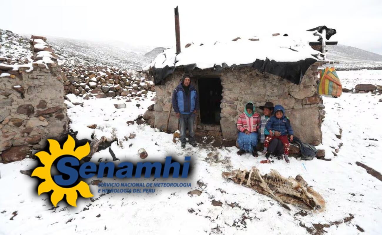 Estas son las regiones del Perú que están entre 10 y 15 grados bajo cero, según el Senamhi