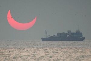 ¿A qué hora se pudo ver el eclipse solar y los “cuernos del diablo” en EE.UU. y Canadá el 29 de marzo?