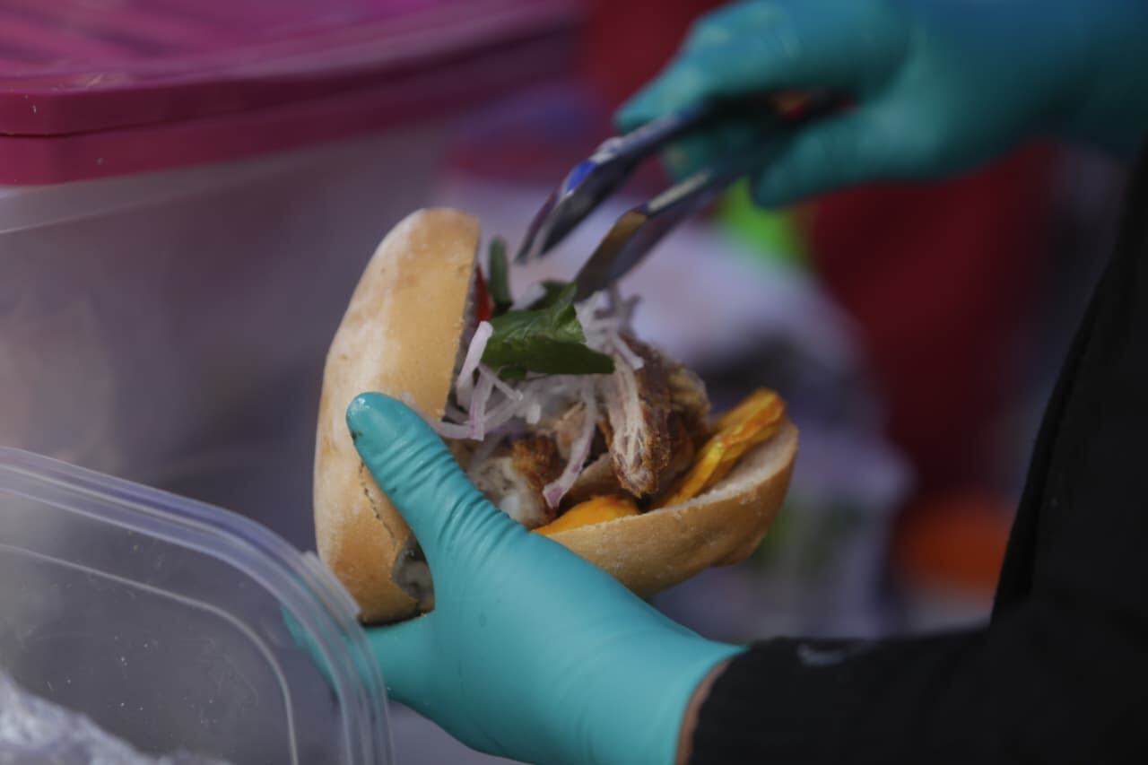 El pan con chicharrón venció en la final del Mundial de desayunos de Ibai Llanos. (Foto: Violeta Ayasta/@photo.gec)
