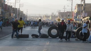 Chala: no hay detenidos por bloqueos en la Panamericana Sur