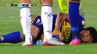 Boca Juniors vs. Sarmiento: Salvio e Izquierdoz se lesionaron en menos de cinco minutos | VIDEO