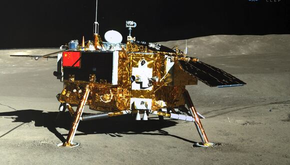La sonda china Chang'e-6 logró posarse en el lado oscuro de la Luna para recolectar muestras, en el más reciente avance del programa espacial de Pekín. Imagen referencial de la sonda Chang'e 4.