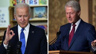 Joe Biden llama a Bill Clinton y le desea una “rápida recuperación”