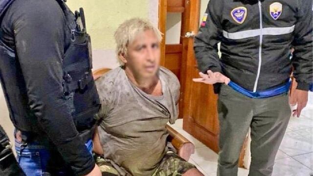 Ecuador captura a Colón Pico, el líder criminal que se fugó de la cárcel durante arremetida del narcotráfico
