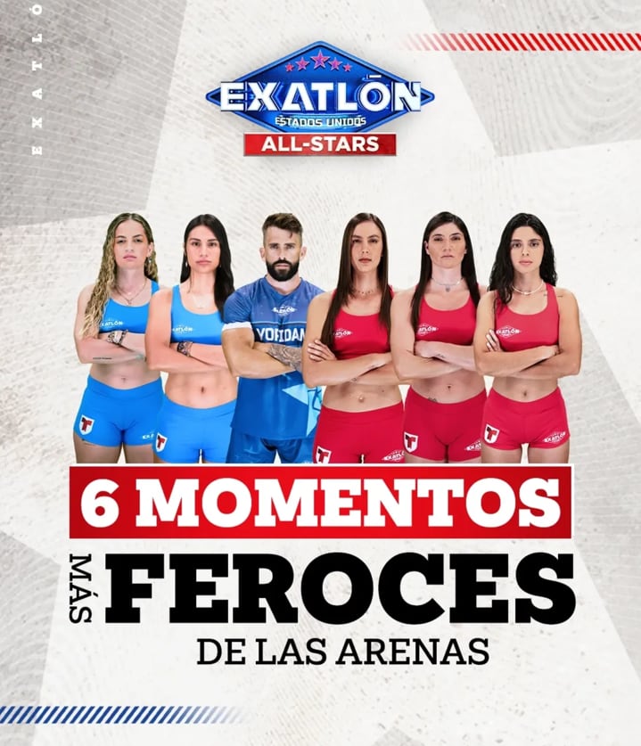 La gran final promete ser un evento sin precedentes, con momentos de tensión, alegría y, sobre todo, el espíritu inquebrantable de los atletas que lo han dado todo en la arena (Foto: Exatlón Estados Unidos: All-Stars)