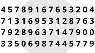 Encuentra el número ‘120′ en una imagen llena de números en menos de 10 segundos