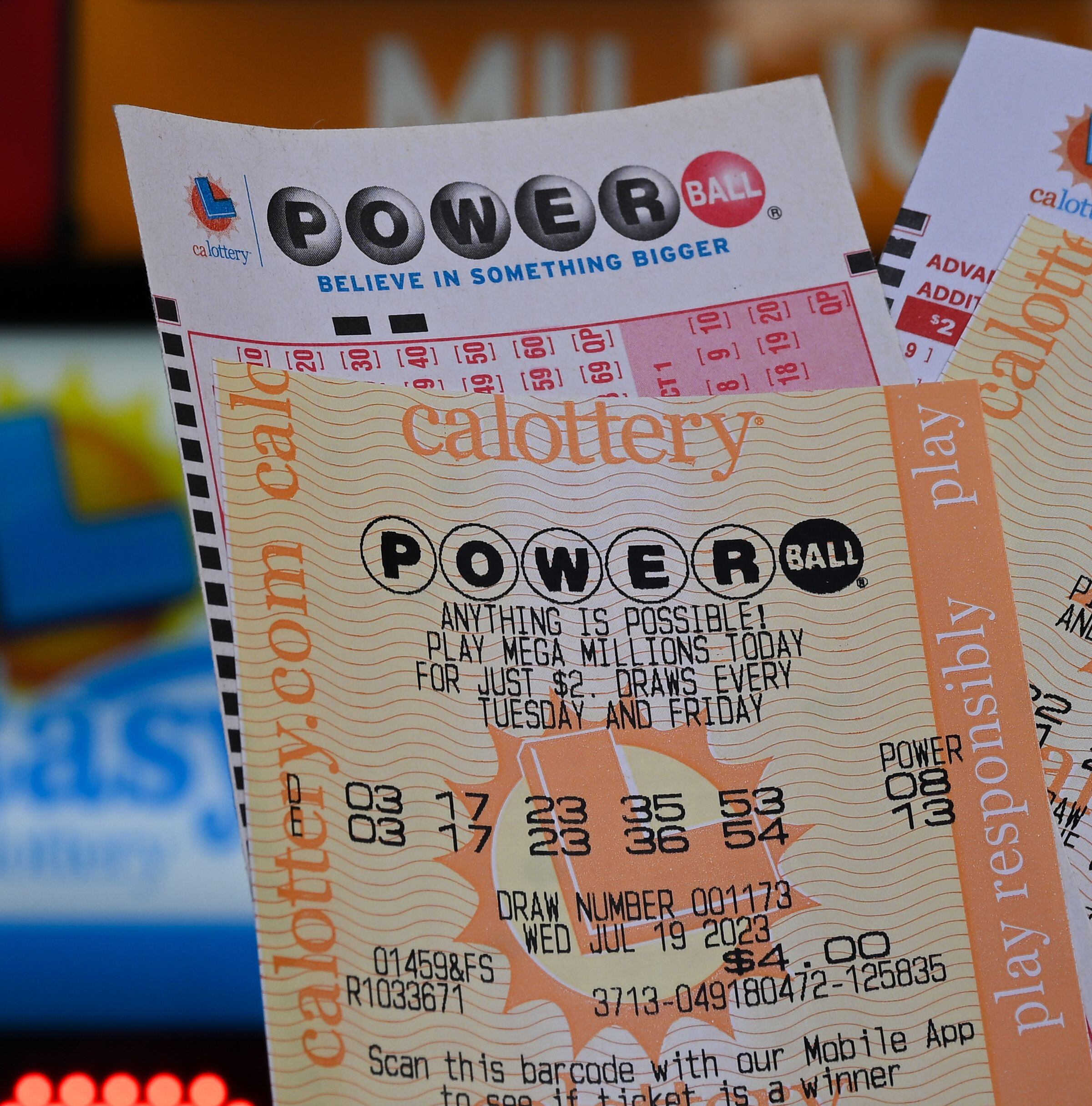 Powerball se juega en 45 estados de EE.UU., Washington DC, Puerto Rico y las Islas Vírgenes estadounidenses. (Foto: Tayfun Coskun / Anadolu Agency vía Getty Images)