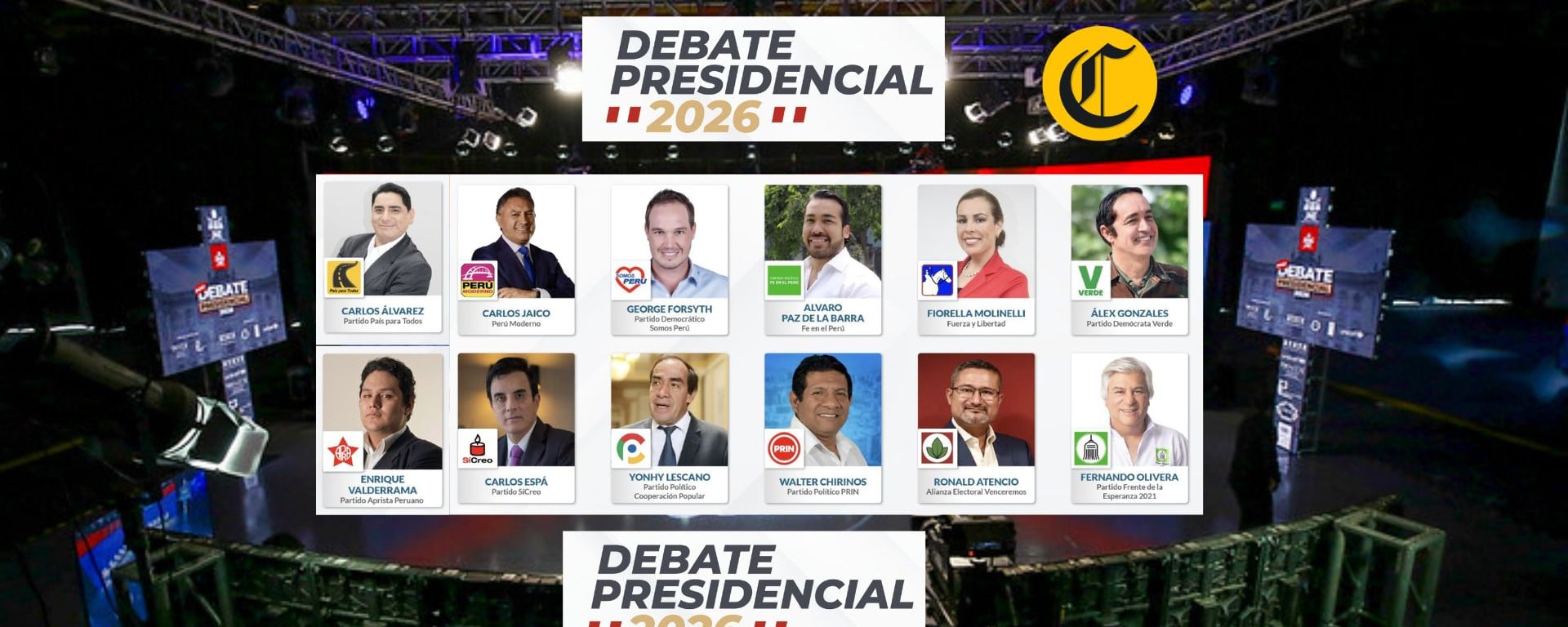 Debate presidencial 2026: repasa las incidencias de las ternas de candidatos en esta cuarta fecha