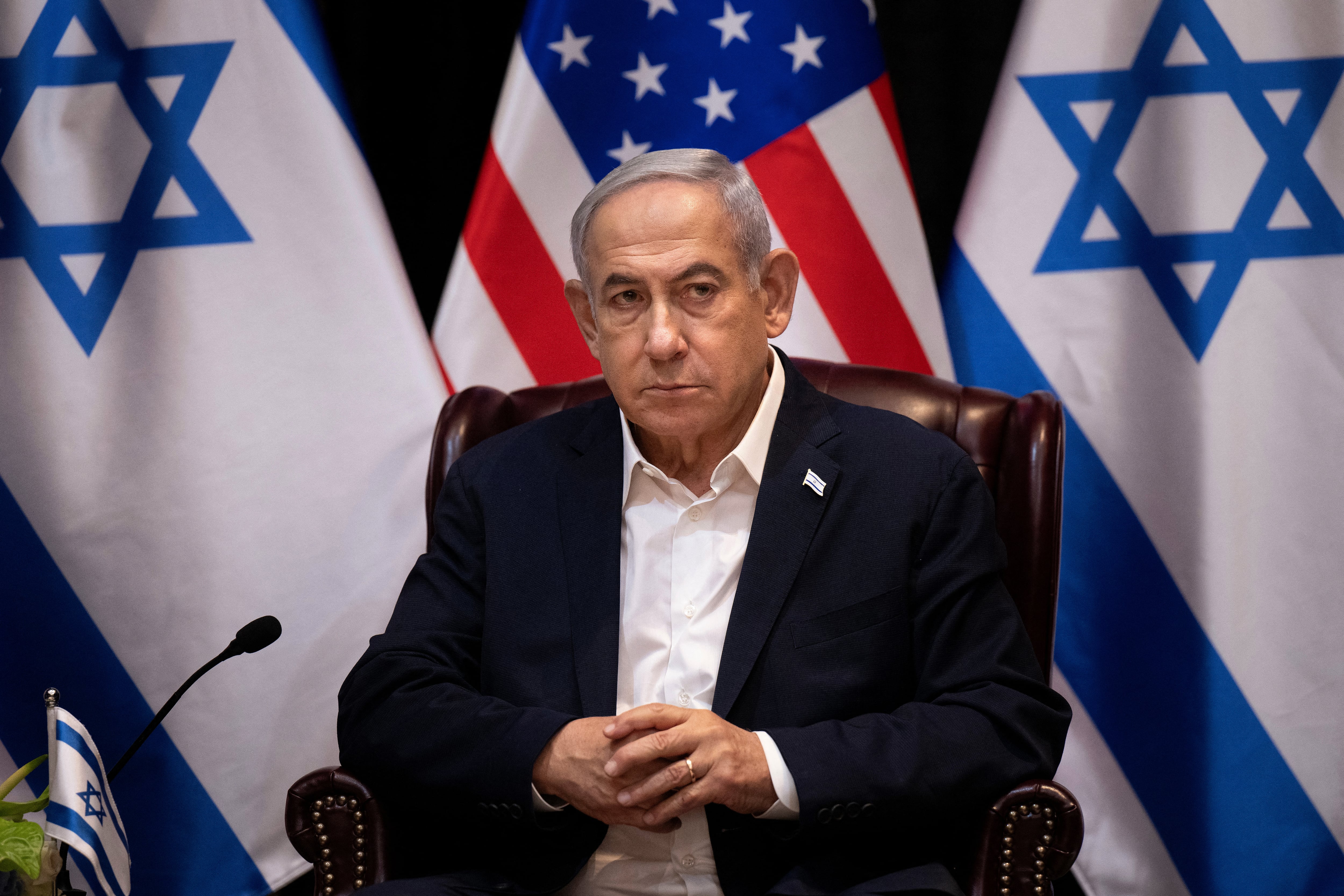 El primer ministro de Israel, Benjamin Netanyahu. (Foto de Brendan Smialowski / AFP)