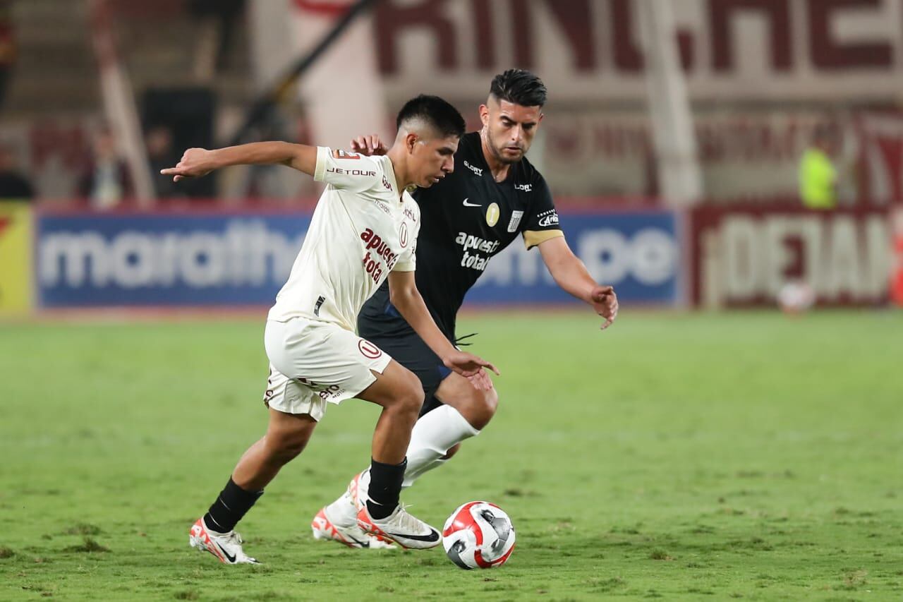Partido de fútbol entre Universitario de Deportes y Alianza Lima por la Final Ida de la Liga 1 en el estadio Monumental en Ate. (Foto: Jesús Saucedo/@photo.gec)