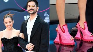 Latin Grammy 2022: Evaluna Montaner luce curiosos tacones sobre la alfombra roja