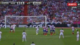 La espectacular atajada de Moyá en tiro libre de Gareth Bale