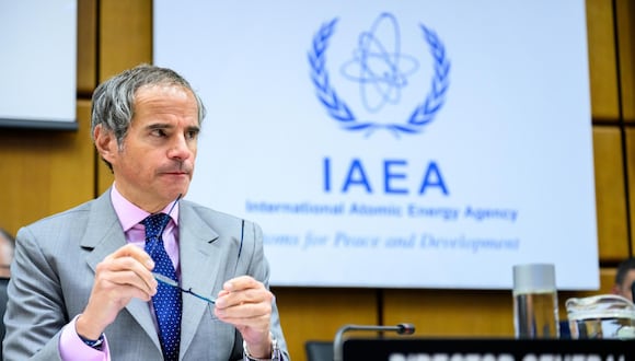 El Director General del Organismo Internacional de Energía Atómica (OIEA), Rafael Mariano Grossi. EFE/EPA/MAX SLOVENCIK