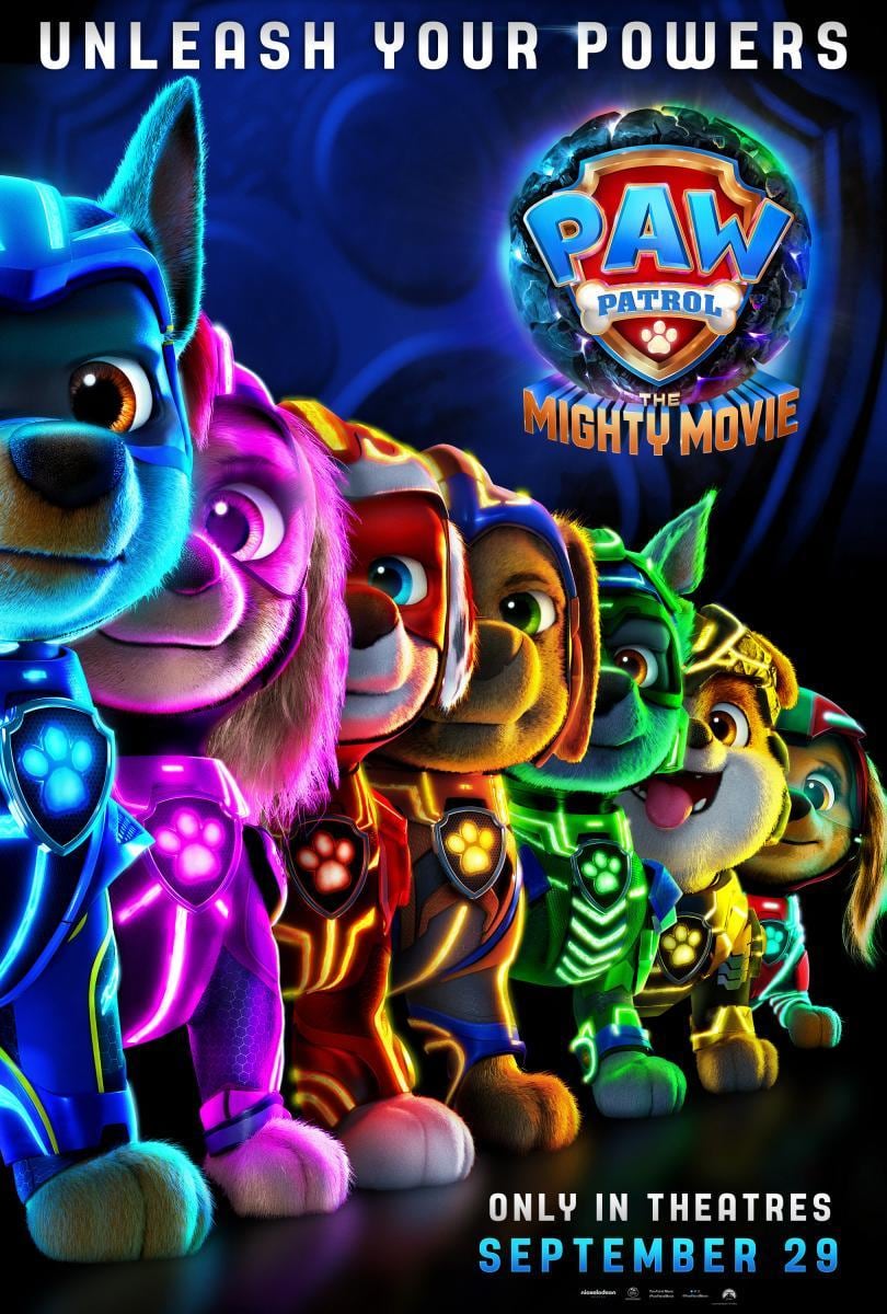 Imagen promocional de la película “PAW Patrol: The Mighty Movie” (Foto: Nickelodeon Animation Studios)