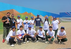 Niños de Lurín pintan uno de los murales temáticos más grandes del Perú