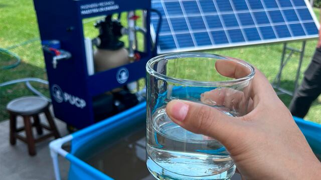 ENSO, un sistema que convierte el agua de huaico en agua bebible con ayuda de la energía solar | VIDEO
