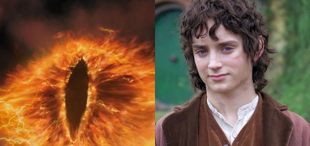 ¿Por qué Sauron es un ojo en las películas?