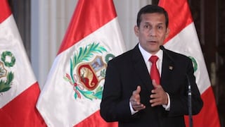 Ollanta Humala afirmó que el Perú superará "bache" en la economía