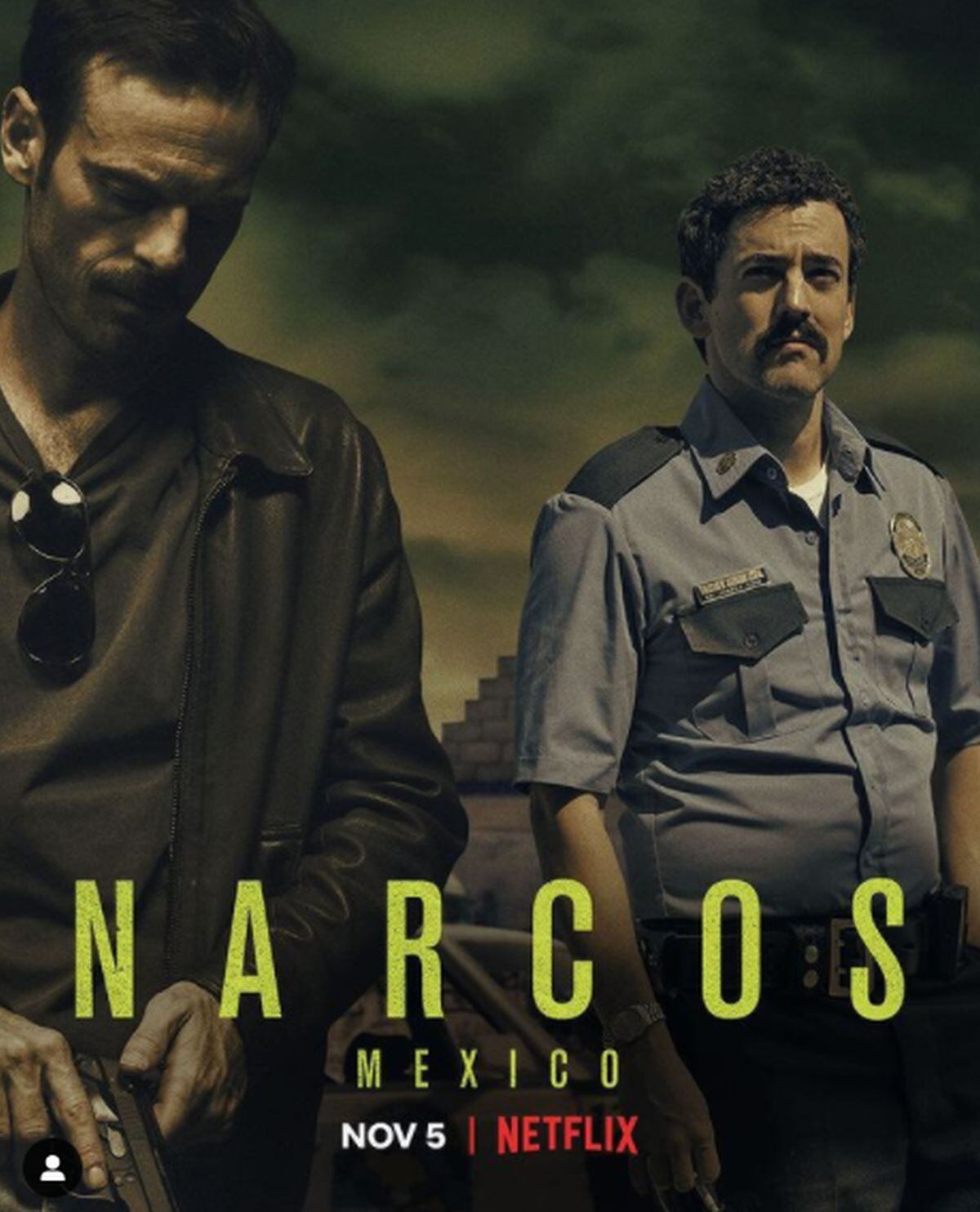 En “Narcos México”, Víctor Tapia es el puente entre el narco y lo que deja a su paso (Foto: Netflix)