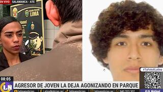 Ate: una joven queda grave tras ataque con un cuchillo de sujeto en un parque | VIDEO