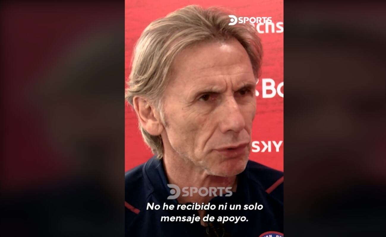Ricardo Gareca asegura no haber recibido ningún mensaje de apoyo de Perú desde que es técnico de Chile: “hay una rivalidad futbolística”. (Foto: Captura Direc TV)