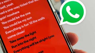 Truco para poner música con letra en tus estados de WhatsApp